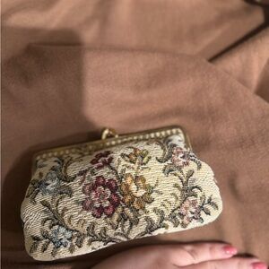 Floral Tapestry Clutch